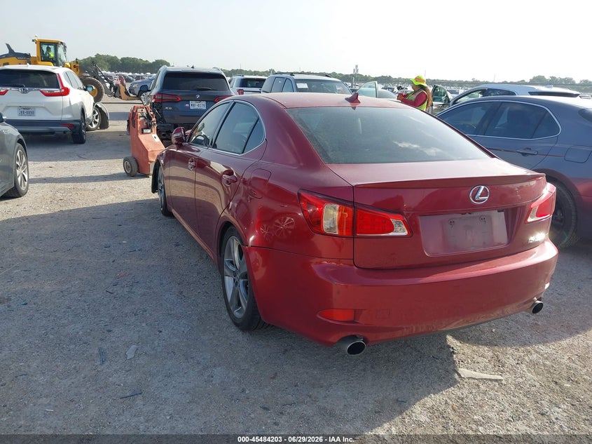 2012 Lexus Is VIN JTHBF5C21C5183013 IAAI salvage auction — NORMAL WEAR, Clear (California), sold $700 on 2026-07-28 (photo 3)