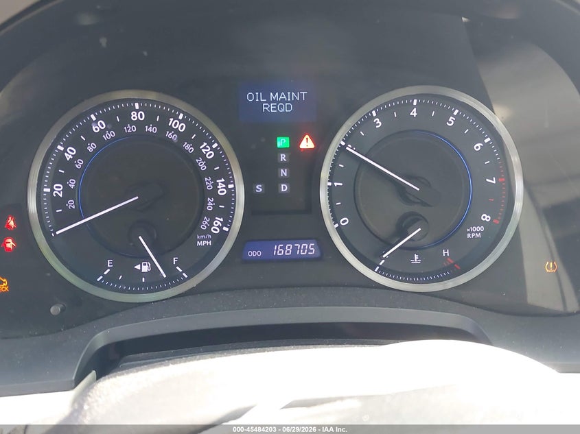 2012 Lexus Is VIN JTHBF5C21C5183013 IAAI salvage auction — NORMAL WEAR, Clear (California), sold $700 on 2026-07-28 (photo 7)
