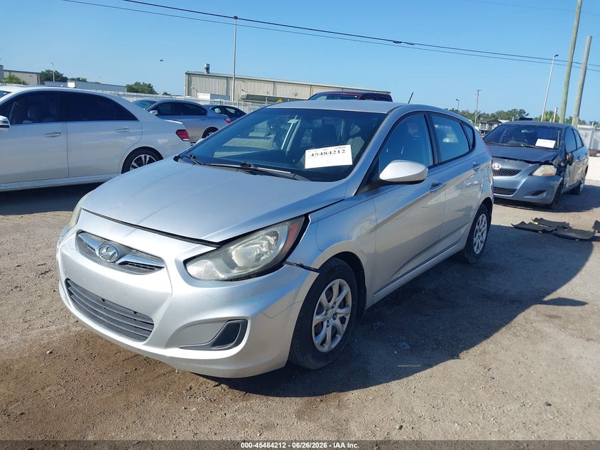 2013 Hyundai Accent VIN KMHCT5AE3DU093621 IAAI salvage auction — FRONT END, Rebuildable (Florida), sold $875 on 2026-07-28 (photo 2)