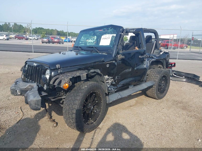 2018 Jeep Wrangler / VIN 1C4GJWAGXJL924066 IAAI salvage auction — ROLLOVER, Salvage (South Carolina), sold $1,700 on 2026-07-24 (photo 2)