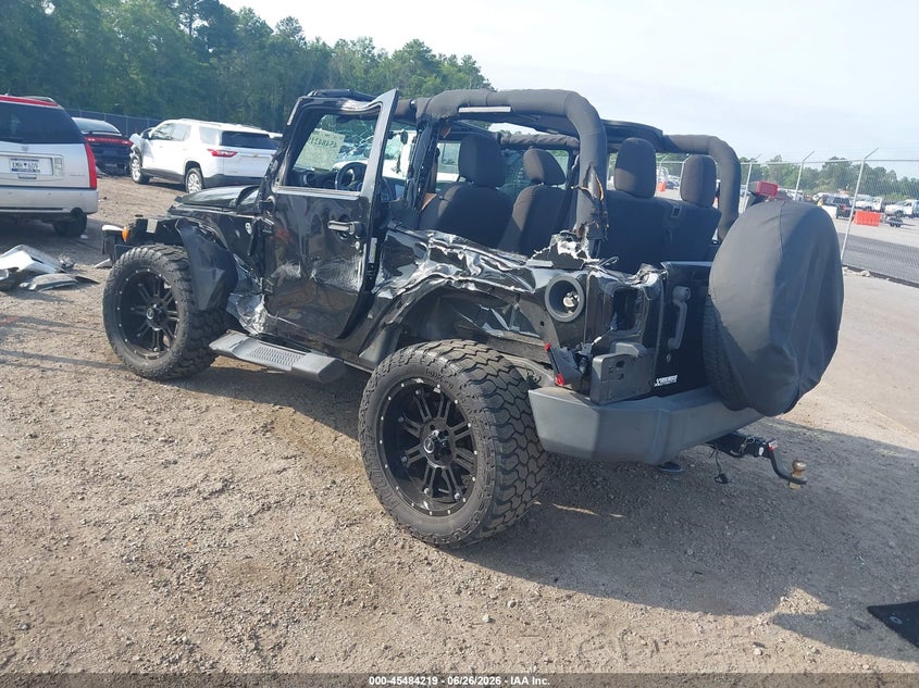 2018 Jeep Wrangler / VIN 1C4GJWAGXJL924066 IAAI salvage auction — ROLLOVER, Salvage (South Carolina), sold $1,700 on 2026-07-24 (photo 3)