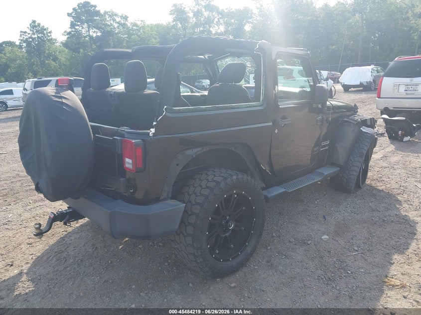 2018 Jeep Wrangler / VIN 1C4GJWAGXJL924066 IAAI salvage auction — ROLLOVER, Salvage (South Carolina), sold $1,700 on 2026-07-24 (photo 4)