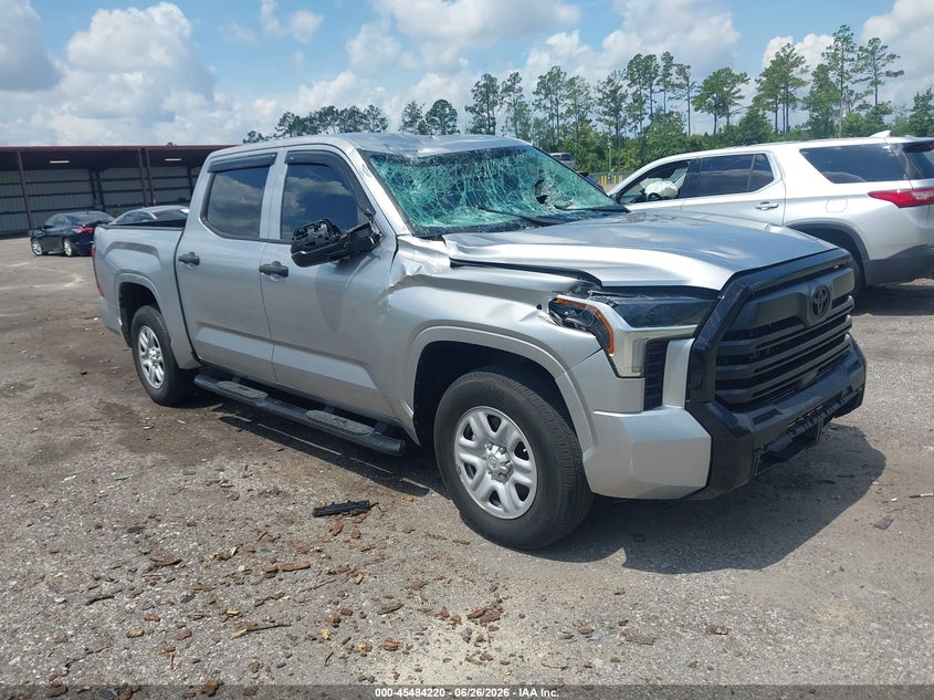 2023 Toyota Tundra VIN 5TFKB5ABXPX026798 IAAI salvage auction — FRONT END, Certificate Of Destruction (Florida), sold $13,650 on 2026-08-01 (photo 1)