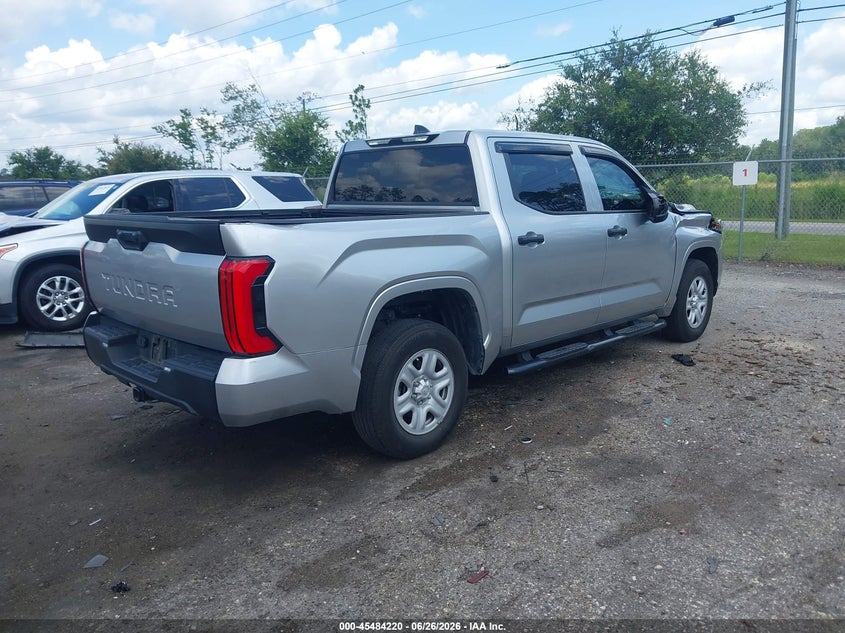2023 Toyota Tundra VIN 5TFKB5ABXPX026798 IAAI salvage auction — FRONT END, Certificate Of Destruction (Florida), sold $13,650 on 2026-08-01 (photo 4)