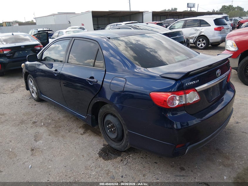 2013 Toyota Corolla VIN 5YFBU4EE7DP102562 IAAI salvage auction — RIGHT FRONT, Salvage (Texas), sold $1,700 on 2026-07-29 (photo 3)