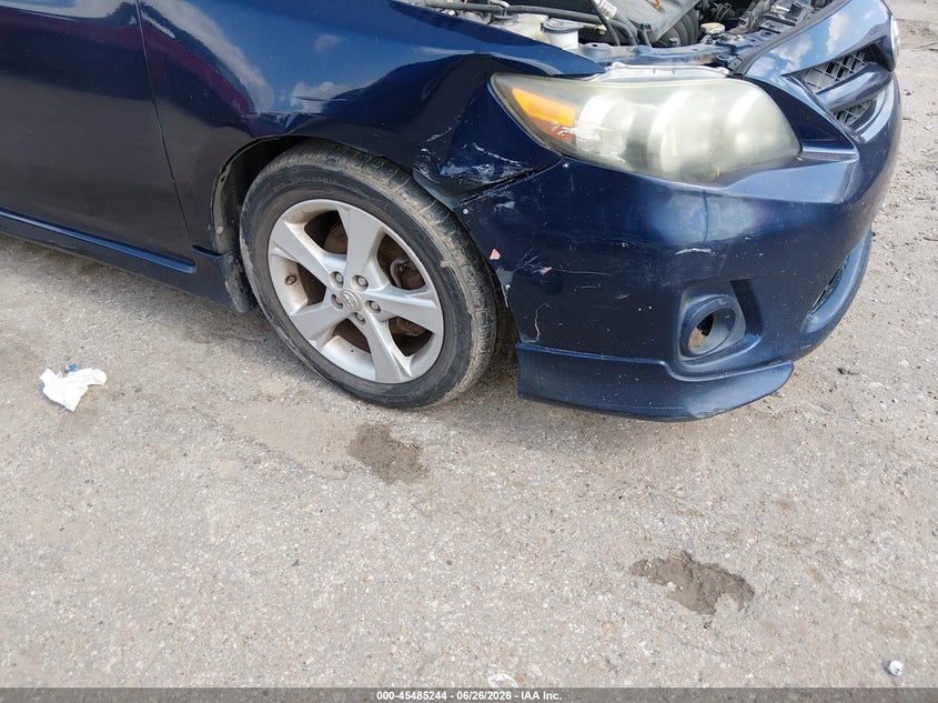 2013 Toyota Corolla VIN 5YFBU4EE7DP102562 IAAI salvage auction — RIGHT FRONT, Salvage (Texas), sold $1,700 on 2026-07-29 (photo 6)