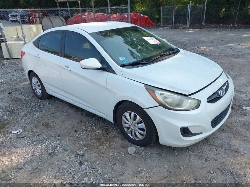 2013 Hyundai Accent VIN KMHCT4AE3DU290072 IAAI salvage auction — LEFT SIDE, Bill Of Sale (Georgia), sold $25 on 2026-07-24 (photo 1)