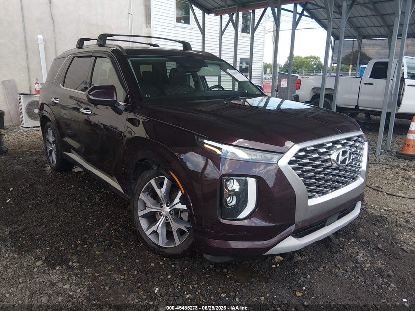 2021 Hyundai Palisade VIN KM8R5DHE7MU195122 IAAI salvage auction — RIGHT FRONT, Salvage (Pennsylvania), sold $9,350 on 2026-07-27 (photo 1)