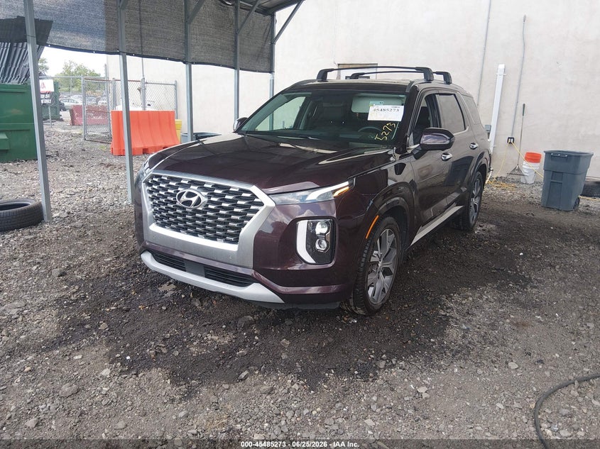 2021 Hyundai Palisade VIN KM8R5DHE7MU195122 IAAI salvage auction — RIGHT FRONT, Salvage (Pennsylvania), sold $9,350 on 2026-07-27 (photo 2)