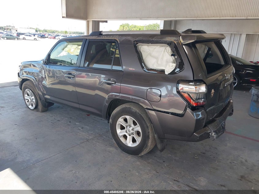 2022 Toyota 4runner VIN JTEEU5JR6N5252572 IAAI salvage auction — ROLLOVER, Rebuildable (Florida), sold $6,500 on 2026-07-29 (photo 3)