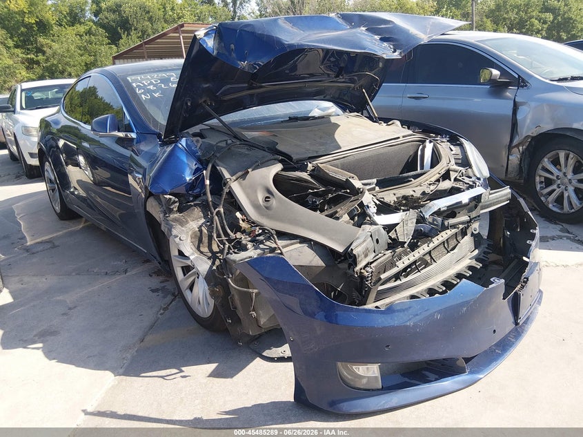 2017 Tesla Model s VIN 5YJSA1E18HF228421 IAAI salvage auction — NORMAL WEAR, Original (Texas), sold $2,200 on 2026-07-27 (photo 1)
