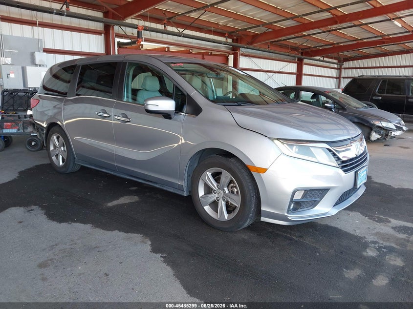 2018 Honda Odyssey VIN 5FNRL6H74JB072082 IAAI salvage auction — REAR END, Salvage (California), sold $5,500 on 2026-07-09 (photo 1)