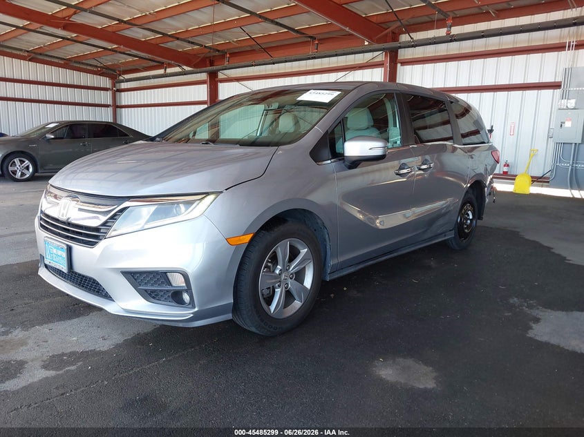 2018 Honda Odyssey VIN 5FNRL6H74JB072082 IAAI salvage auction — REAR END, Salvage (California), sold $5,500 on 2026-07-09 (photo 2)