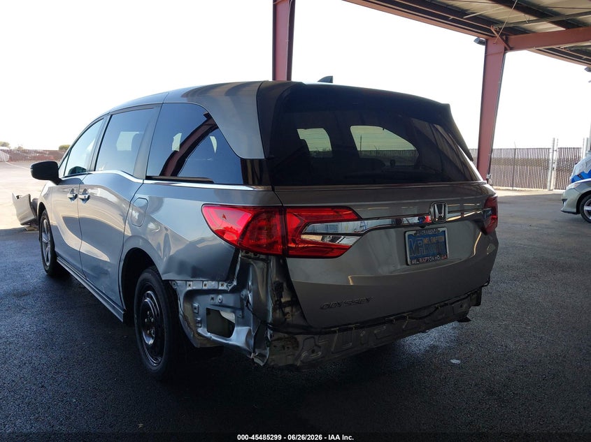 2018 Honda Odyssey VIN 5FNRL6H74JB072082 IAAI salvage auction — REAR END, Salvage (California), sold $5,500 on 2026-07-09 (photo 6)