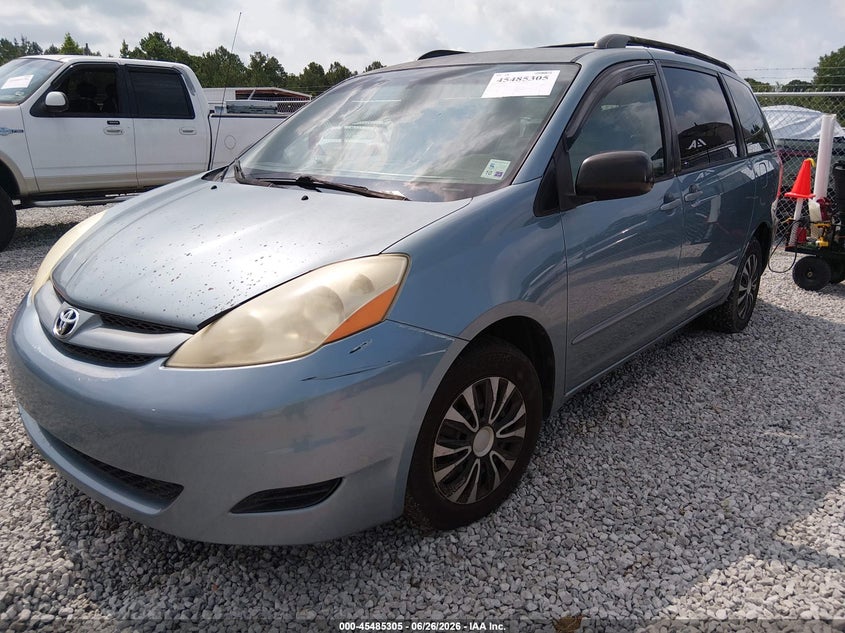 2008 Toyota Sienna VIN 5TDZK23C38S144184 IAAI salvage auction — NORMAL WEAR, Clear (Alabama), sold $500 on 2026-07-20 (photo 2)