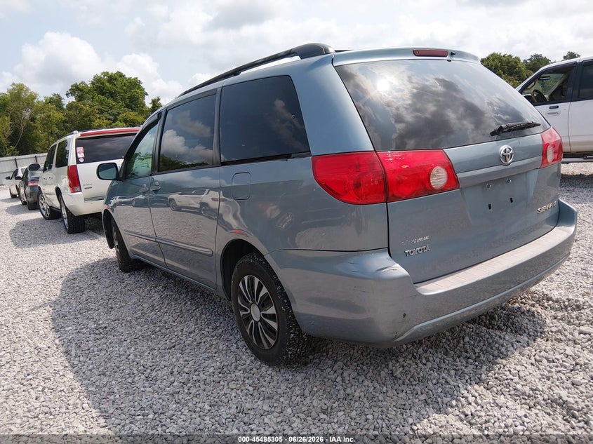 2008 Toyota Sienna VIN 5TDZK23C38S144184 IAAI salvage auction — NORMAL WEAR, Clear (Alabama), sold $500 on 2026-07-20 (photo 3)