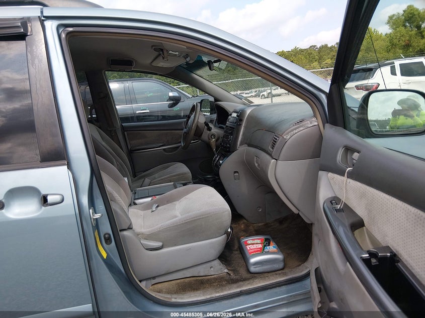 2008 Toyota Sienna VIN 5TDZK23C38S144184 IAAI salvage auction — NORMAL WEAR, Clear (Alabama), sold $500 on 2026-07-20 (photo 5)