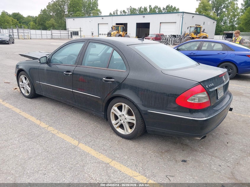 2007 Mercedes-benz E-class VIN WDBUF56X97B064391 IAAI salvage auction — Burn Engine, Clear (Michigan), sold $225 on 2026-08-03 (photo 3)
