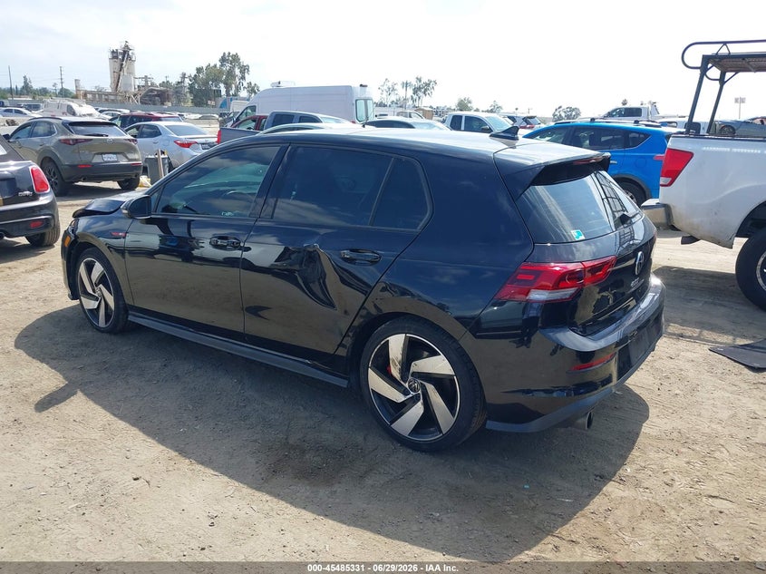 2022 Volkswagen Golf gti VIN WVW287CD1NW216842 IAAI salvage auction — FRONT END, Salvage Title, sold $25 on 2026-07-29 (photo 3)
