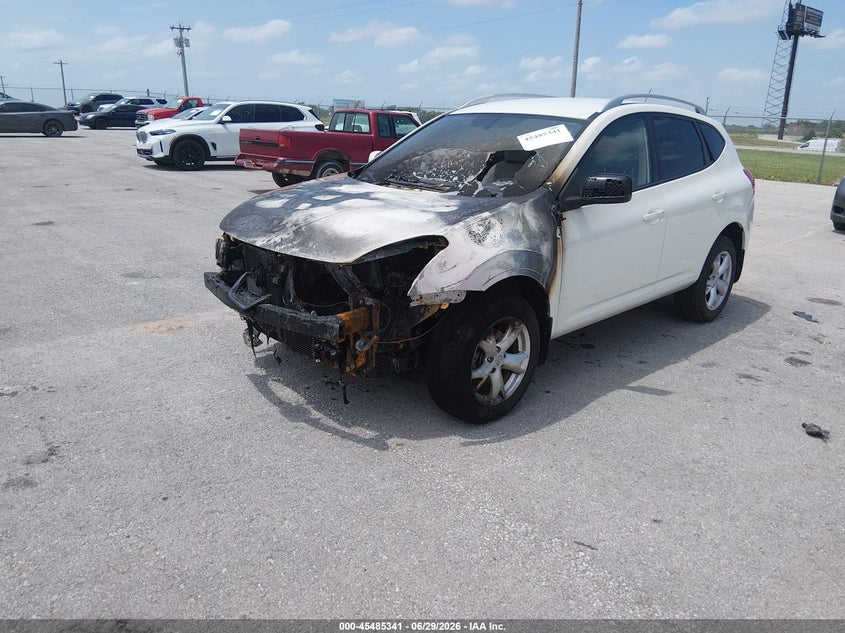 2008 Nissan Rogue VIN JN8AS58T48W021604 IAAI salvage auction — Burn Engine, Salvage (Missouri), sold $125 on 2026-07-16 (photo 2)