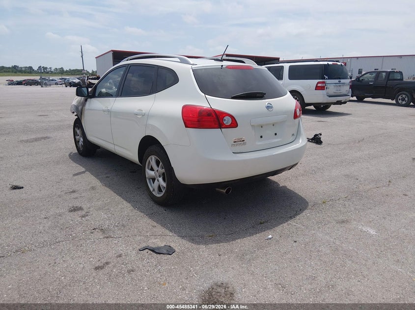 2008 Nissan Rogue VIN JN8AS58T48W021604 IAAI salvage auction — Burn Engine, Salvage (Missouri), sold $125 on 2026-07-16 (photo 3)