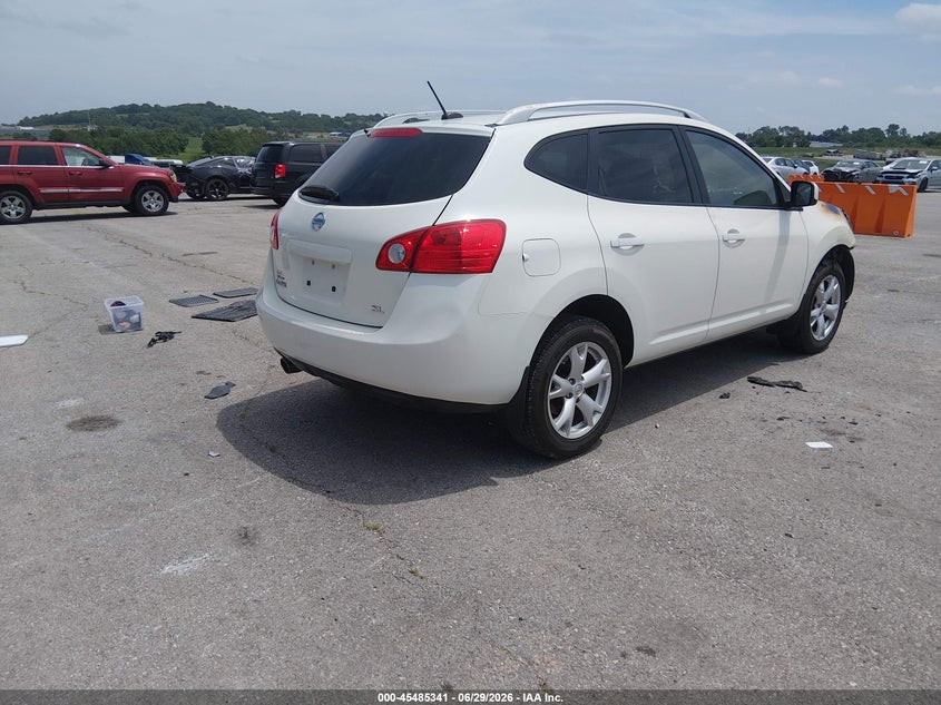 2008 Nissan Rogue VIN JN8AS58T48W021604 IAAI salvage auction — Burn Engine, Salvage (Missouri), sold $125 on 2026-07-16 (photo 4)