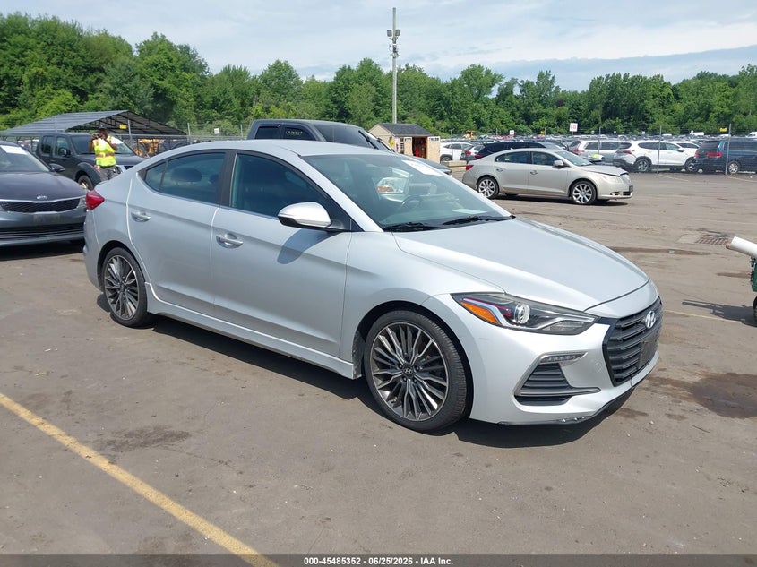 2017 Hyundai Elantra VIN KMHD04LB7HU363577 IAAI salvage auction — NORMAL WEAR, Clear (Connecticut), sold $1,450 on 2026-07-09 (photo 1)
