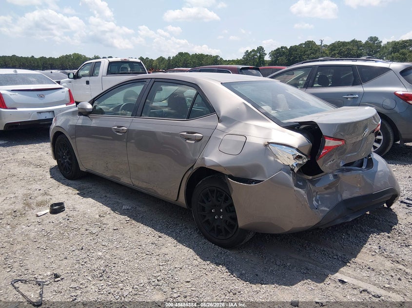 2014 Toyota Corolla VIN 5YFBURHE3EP100530 IAAI salvage auction — REAR END, Salvage (South Carolina), sold $1,550 on 2026-08-02 (photo 3)