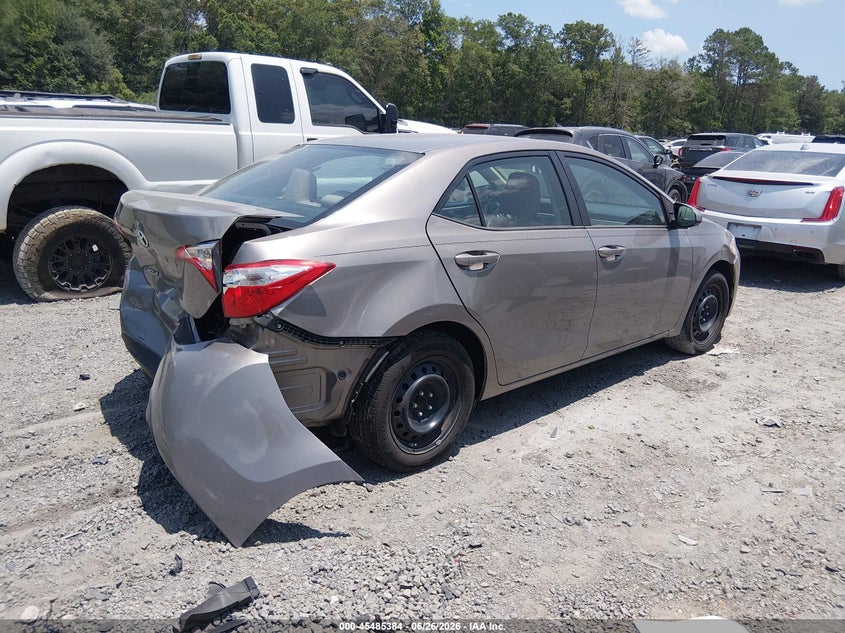 2014 Toyota Corolla VIN 5YFBURHE3EP100530 IAAI salvage auction — REAR END, Salvage (South Carolina), sold $1,550 on 2026-08-02 (photo 4)