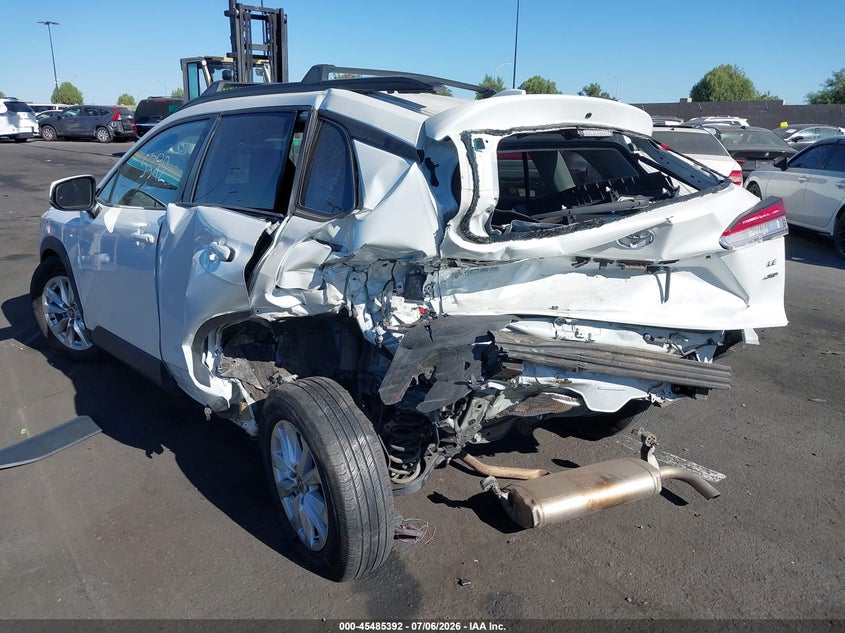 2023 Toyota Corolla cross VIN 7MUBAABG5PV058821 IAAI salvage auction — REAR END, Salvage Title, sold $2,900 on 2026-07-10 (photo 3)
