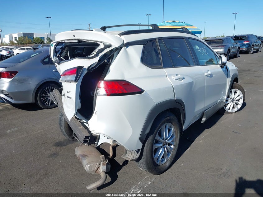 2023 Toyota Corolla cross VIN 7MUBAABG5PV058821 IAAI salvage auction — REAR END, Salvage Title, sold $2,900 on 2026-07-10 (photo 4)