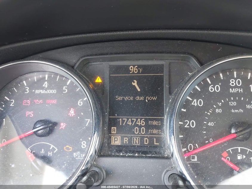 2013 Nissan Rogue sport VIN JN8AS5MT0DW040621 IAAI salvage auction — NORMAL WEAR, Original (Texas), sold $650 on 2026-07-15 (photo 7)