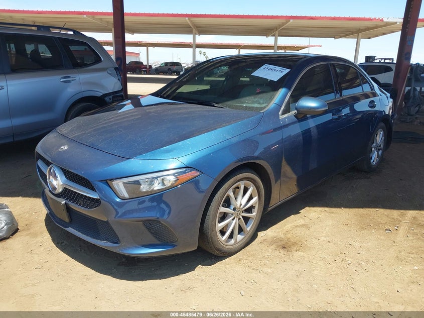 2019 Mercedes-benz A-klasse VIN WDD3G4EB5KW020891 IAAI salvage auction — REAR END, Salvage Title, sold $6,250 on 2026-08-11 (photo 2)