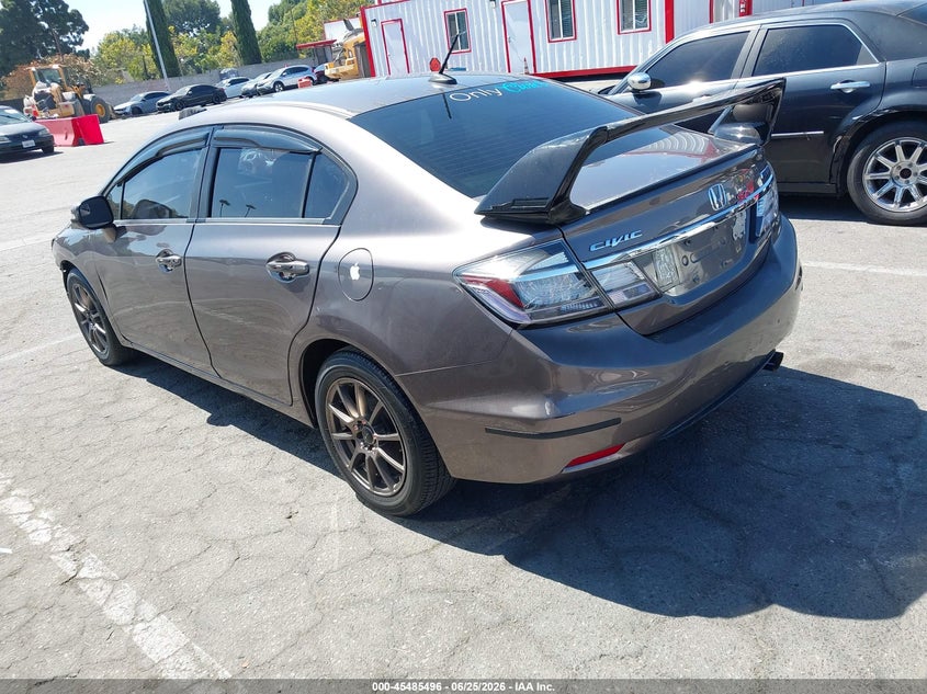 2013 Honda Civic VIN 19XFB4F2XDE004154 IAAI salvage auction — FRONT END, Salvage (California), sold $1,200 on 2026-07-09 (photo 3)