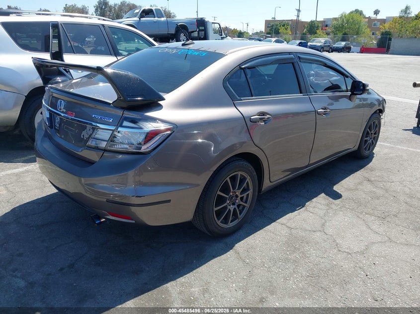 2013 Honda Civic VIN 19XFB4F2XDE004154 IAAI salvage auction — FRONT END, Salvage (California), sold $1,200 on 2026-07-09 (photo 4)