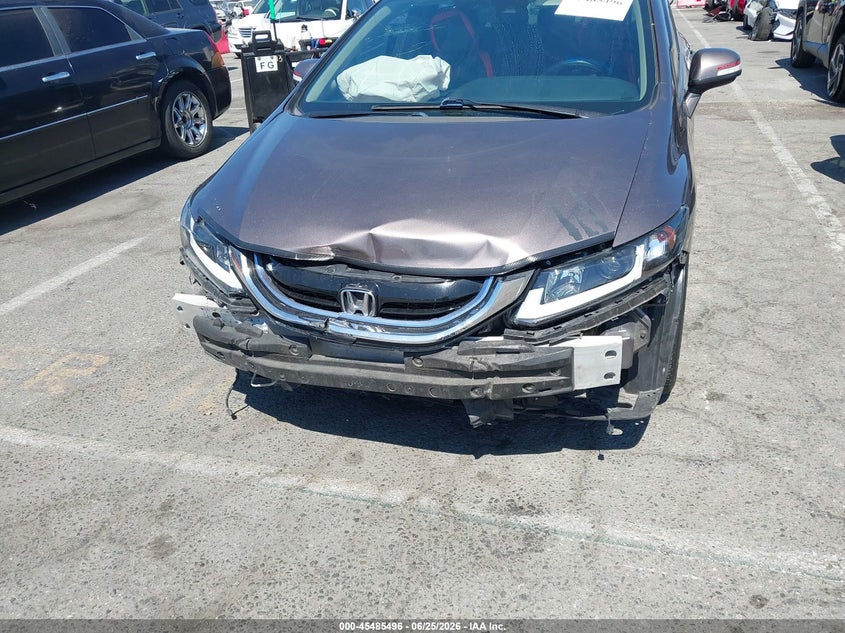 2013 Honda Civic VIN 19XFB4F2XDE004154 IAAI salvage auction — FRONT END, Salvage (California), sold $1,200 on 2026-07-09 (photo 6)