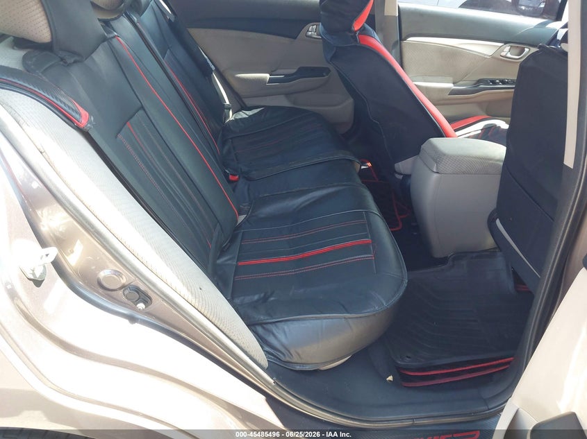 2013 Honda Civic VIN 19XFB4F2XDE004154 IAAI salvage auction — FRONT END, Salvage (California), sold $1,200 on 2026-07-09 (photo 8)