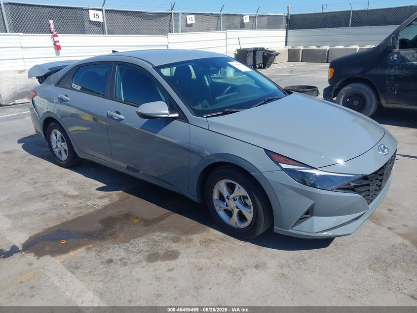 2022 Hyundai Elantra VIN KMHLL4AGXNU314970 IAAI salvage auction — REAR END, Salvage (California), sold $6,400 on 2026-07-08 (photo 1)