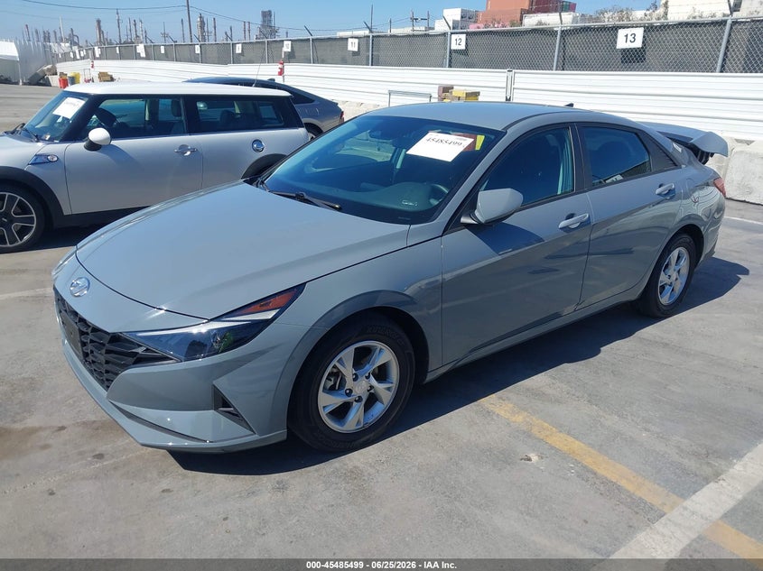 2022 Hyundai Elantra VIN KMHLL4AGXNU314970 IAAI salvage auction — REAR END, Salvage (California), sold $6,400 on 2026-07-08 (photo 2)