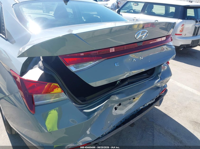 2022 Hyundai Elantra VIN KMHLL4AGXNU314970 IAAI salvage auction — REAR END, Salvage (California), sold $6,400 on 2026-07-08 (photo 6)