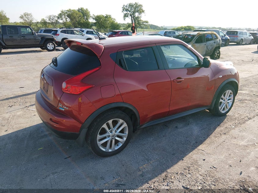 2013 Nissan Juke VIN JN8AF5MV7DT221478 IAAI salvage auction — NORMAL WEAR, Regular Certificate (Iowa), sold $575 on 2026-07-07 (photo 4)