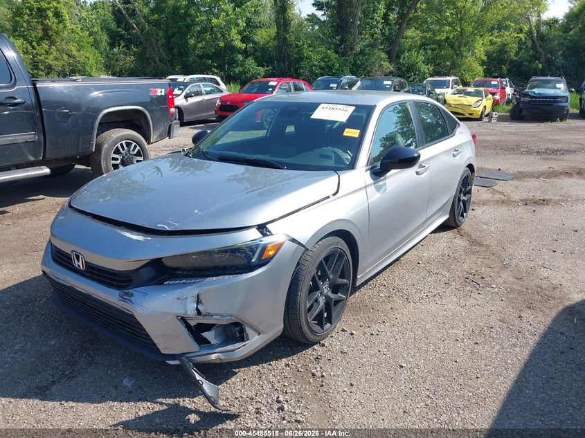 2023 Honda Civic VIN 2HGFE2F50PH531698 IAAI salvage auction — FRONT END, Salvage Title, sold $6,200 on 2026-08-08 (photo 2)
