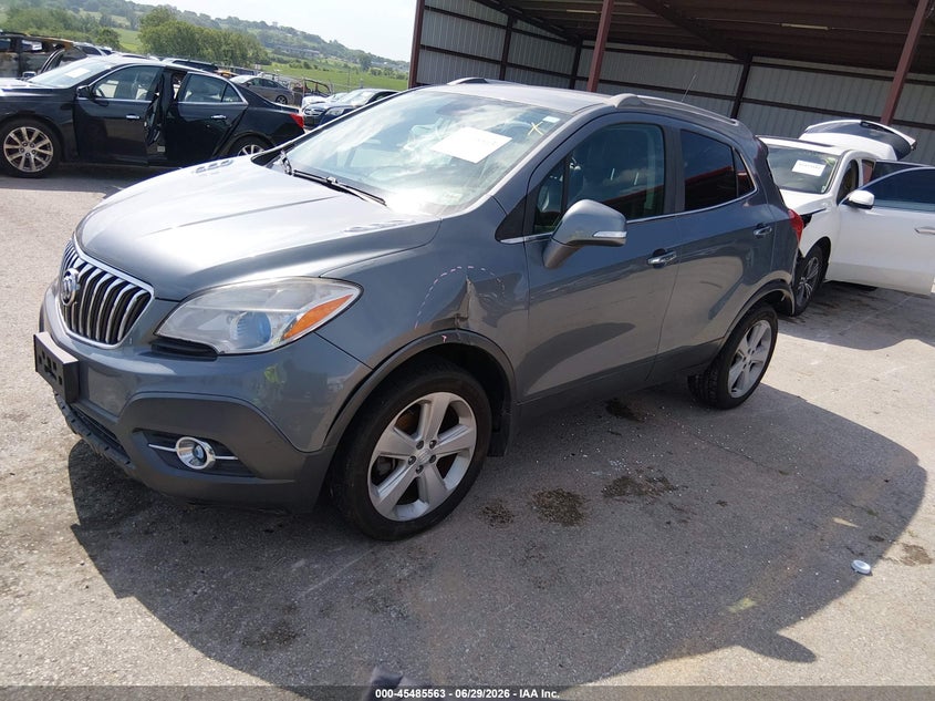 2015 Buick Encore VIN KL4CJFSB0FB044826 IAAI salvage auction — REAR END, Salvage Title, sold $25 on 2026-07-30 (photo 2)