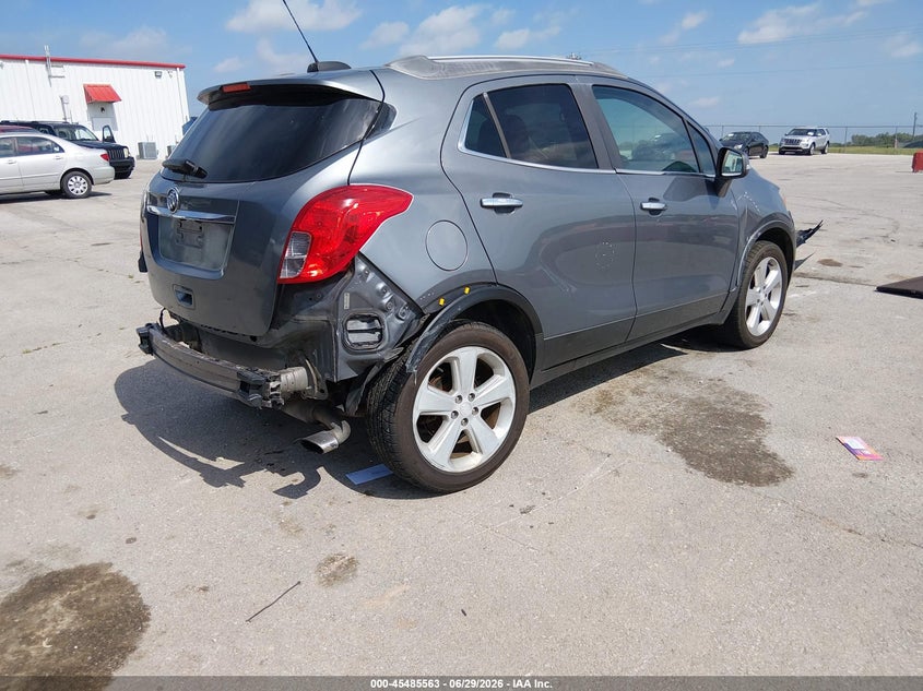2015 Buick Encore VIN KL4CJFSB0FB044826 IAAI salvage auction — REAR END, Salvage Title, sold $25 on 2026-07-30 (photo 4)