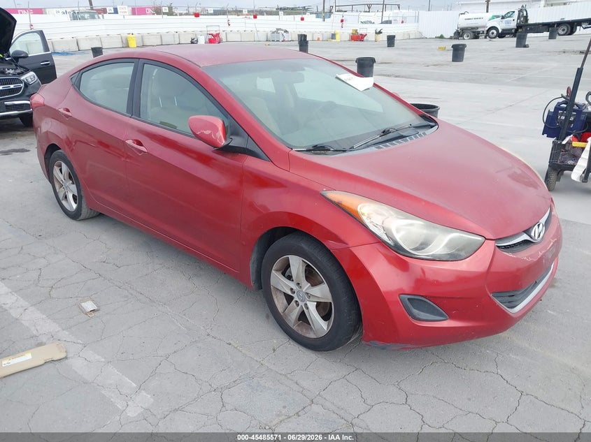 2011 Hyundai Elantra VIN KMHDH4AE4BU135873 IAAI salvage auction — LEFT SIDE, Salvage (California), sold $1,050 on 2026-07-15 (photo 1)