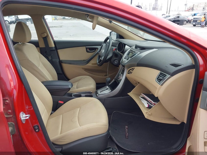 2011 Hyundai Elantra VIN KMHDH4AE4BU135873 IAAI salvage auction — LEFT SIDE, Salvage (California), sold $1,050 on 2026-07-15 (photo 5)