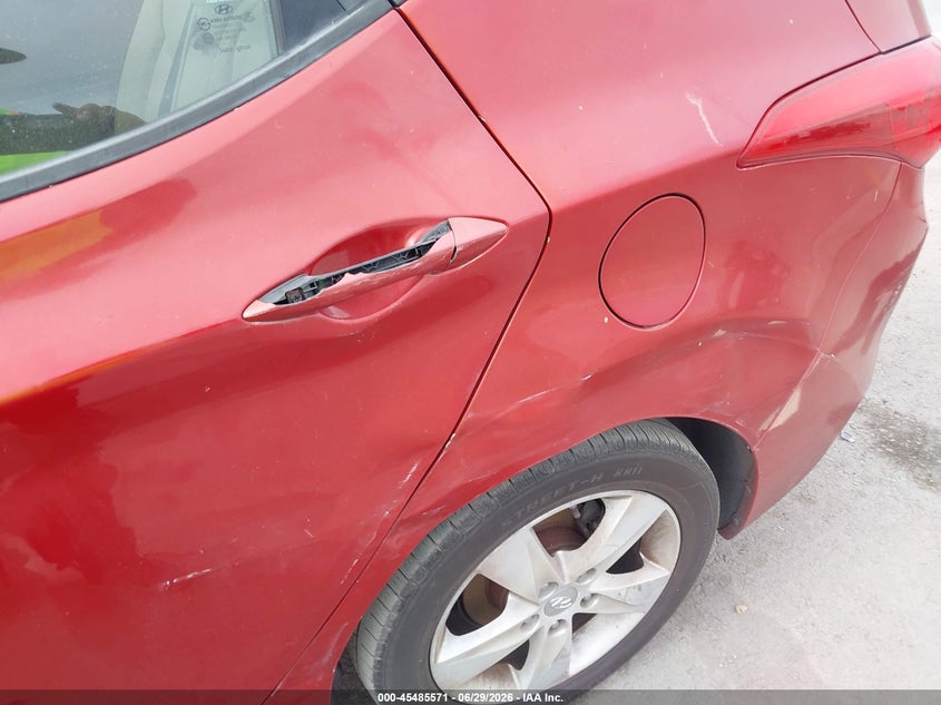 2011 Hyundai Elantra VIN KMHDH4AE4BU135873 IAAI salvage auction — LEFT SIDE, Salvage (California), sold $1,050 on 2026-07-15 (photo 6)