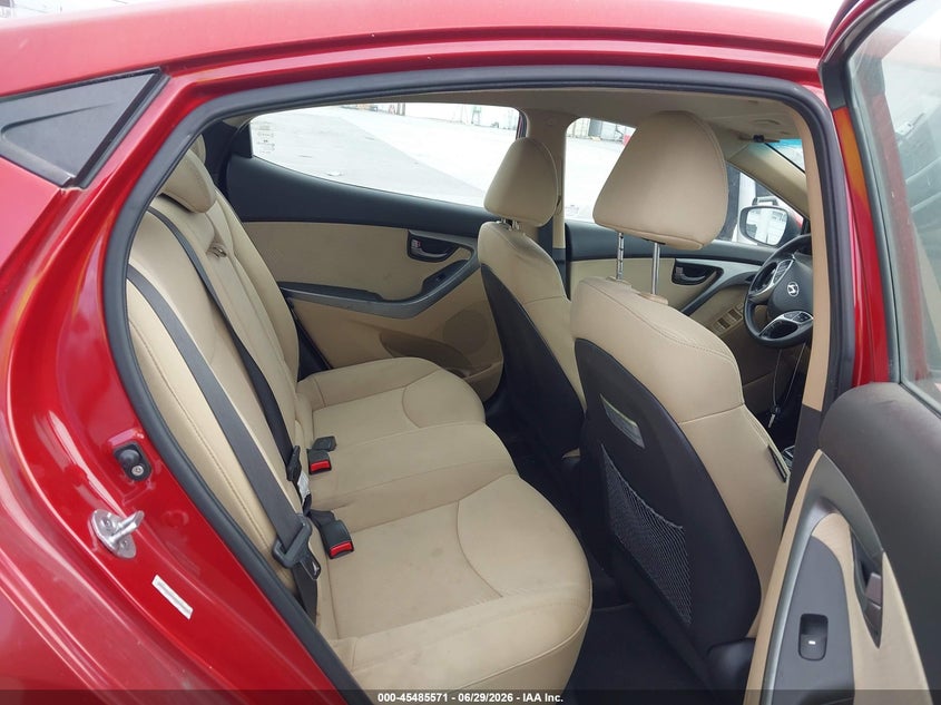 2011 Hyundai Elantra VIN KMHDH4AE4BU135873 IAAI salvage auction — LEFT SIDE, Salvage (California), sold $1,050 on 2026-07-15 (photo 8)