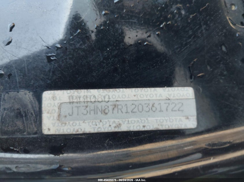 2002 Toyota 4runner VIN JT3HN87R120361722 IAAI salvage auction — NORMAL WEAR, Clear - Dealer Only (California), sold $2,100 on 2026-07-06 (photo 9)