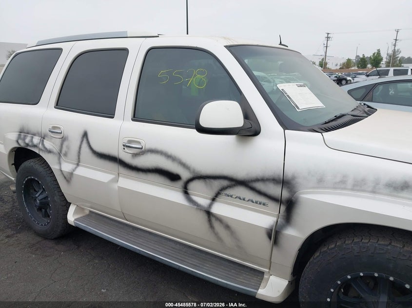 2003 Cadillac Escalade VIN 1GYEC63T83R135050 IAAI salvage auction — VANDALISM, Salvage Certificate (California), sold $875 on 2026-07-24 (photo 6)